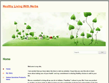 Tablet Screenshot of healthylivingwithherbs.com